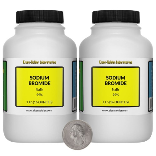 Sodium Bromide - 2 Pounds in 2 Bottles