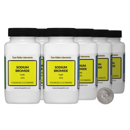 Sodium Bromide - 2 Pounds in 8 Bottles