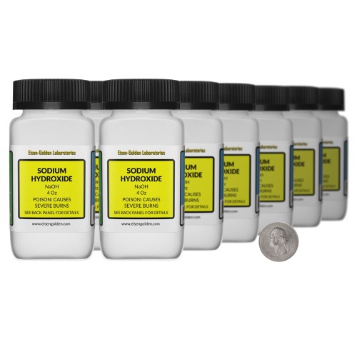 Sodium Hydroxide - 3 Pounds in 12 Bottles