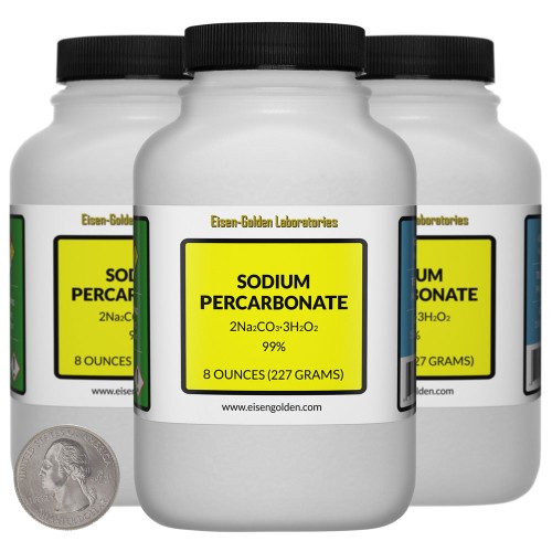 Sodium Percarbonate - 1.5 Pounds in 3 Bottles