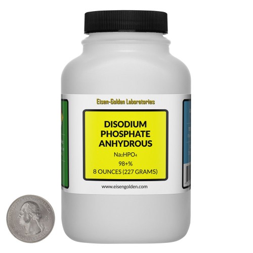 Disodium Phosphate Anhydrous - 8 Ounces in 1 Bottle