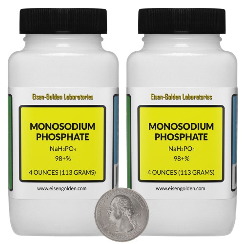 Monosodium Phosphate - 8 Ounces in 2 Bottles