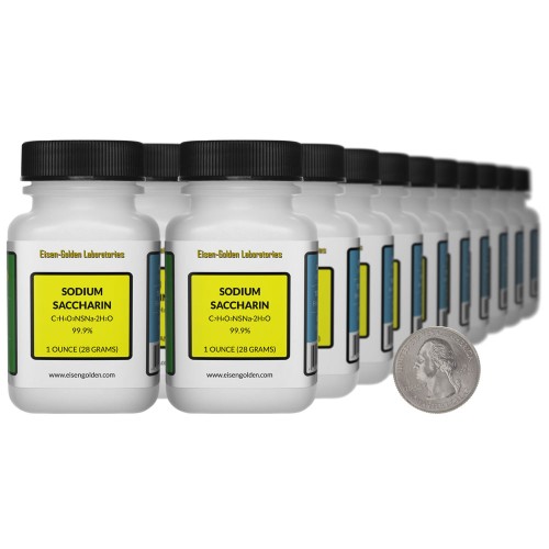 Sodium Saccharin - 1.3 Pounds in 20 Bottles