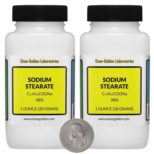 Sodium Stearate - 2 Ounces in 2 Bottles