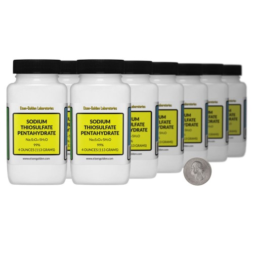 Sodium Thiosulfate Pentahydrate - 3 Pounds in 12 Bottles
