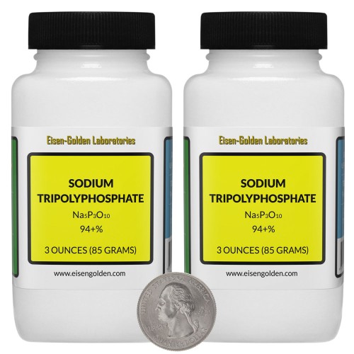 Sodium Tripolyphosphate - 6 Ounces in 2 Bottles