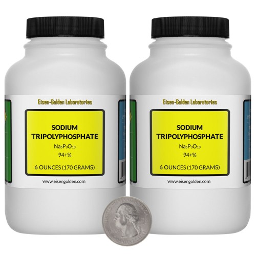 Sodium Tripolyphosphate - 12 Ounces in 2 Bottles