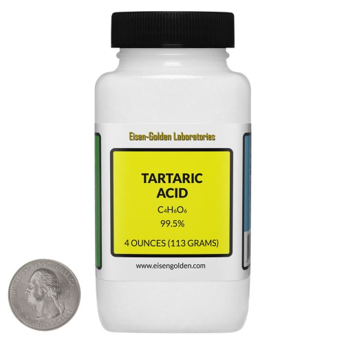 Tartaric Acid - 4 Ounces in 1 Bottle