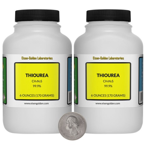 Thiourea - 12 Ounces in 2 Bottles