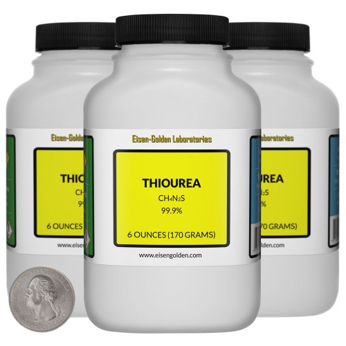 Thiourea - 1.1 Pounds in 3 Bottles