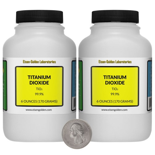 Titanium Dioxide - 12 Ounces in 2 Bottles