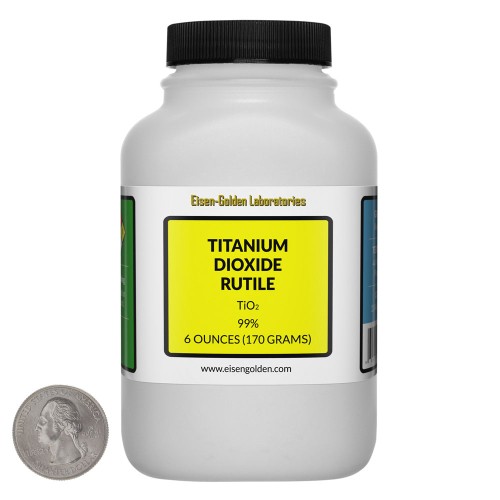 Titanium Dioxide Rutile - 6 Ounces in 1 Bottle